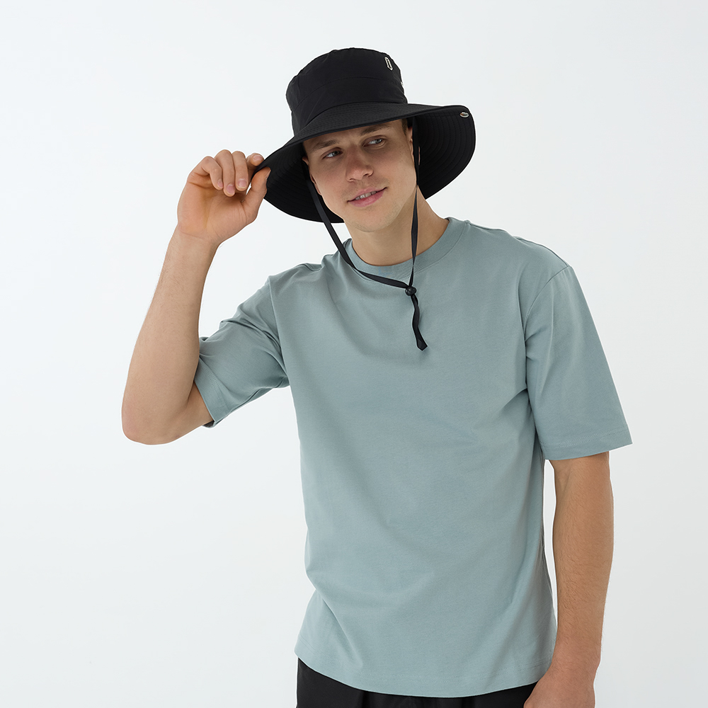 GALANTE Панама взрослая, р.58, 100% полиэстер, черный, ВЛ25-11, #2 - #6