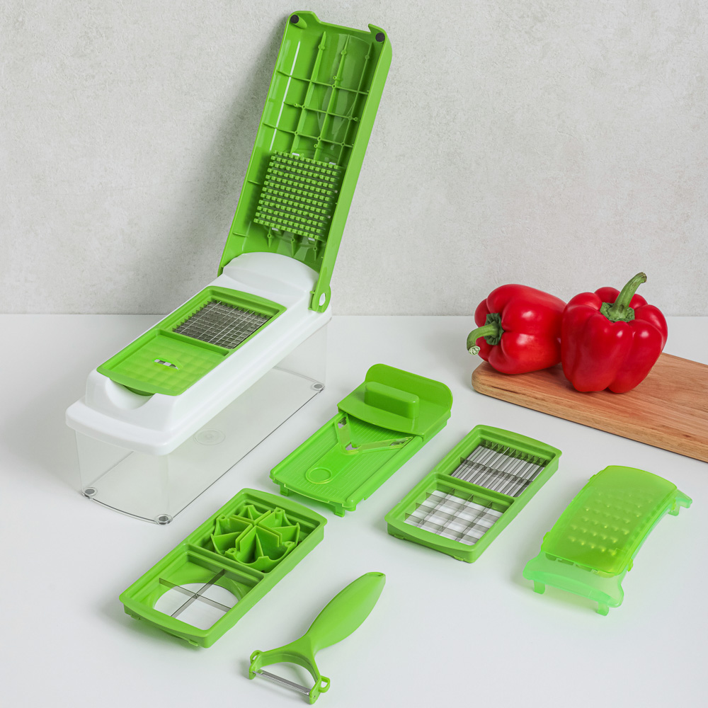 VETTA Овощерезка универсальная "Супер Слайсер", VS-288, 14 предметов - #12