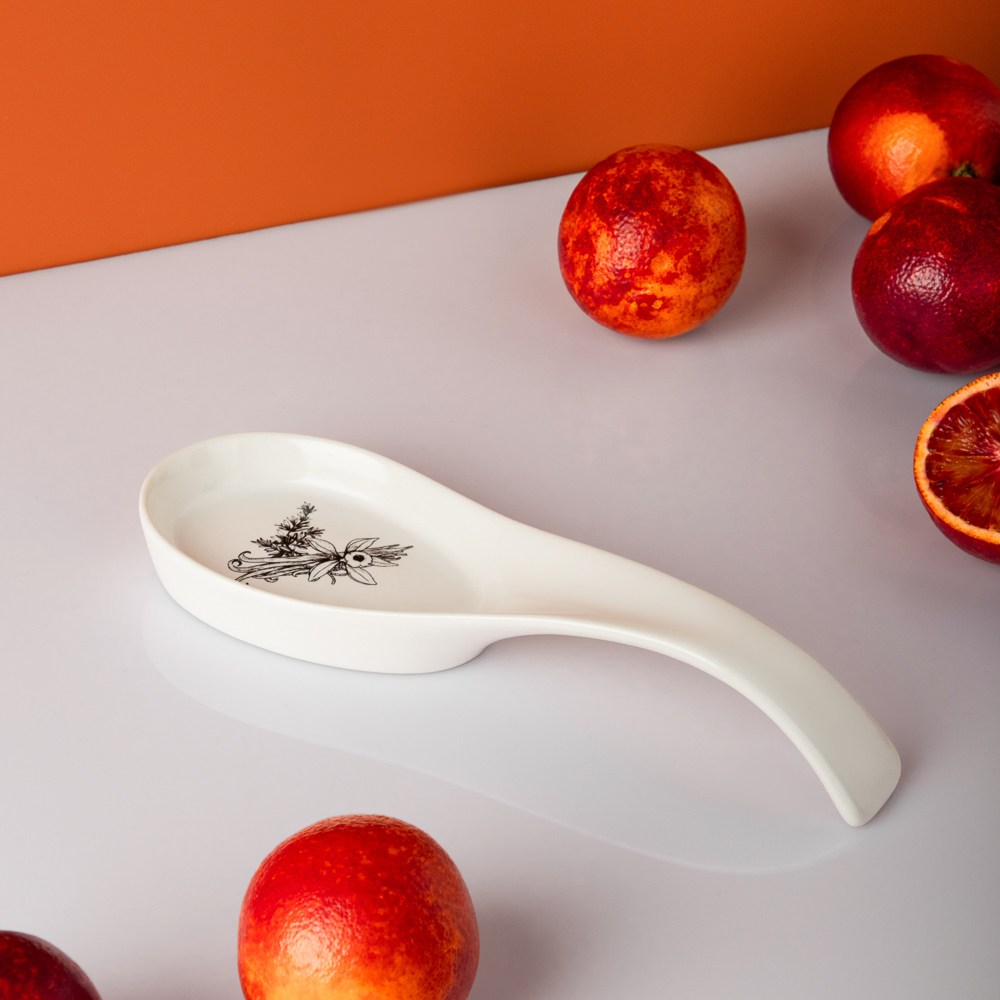 MILLIMI Китчен Подставка для ложки, 23х7х3,5см, керамика - #8