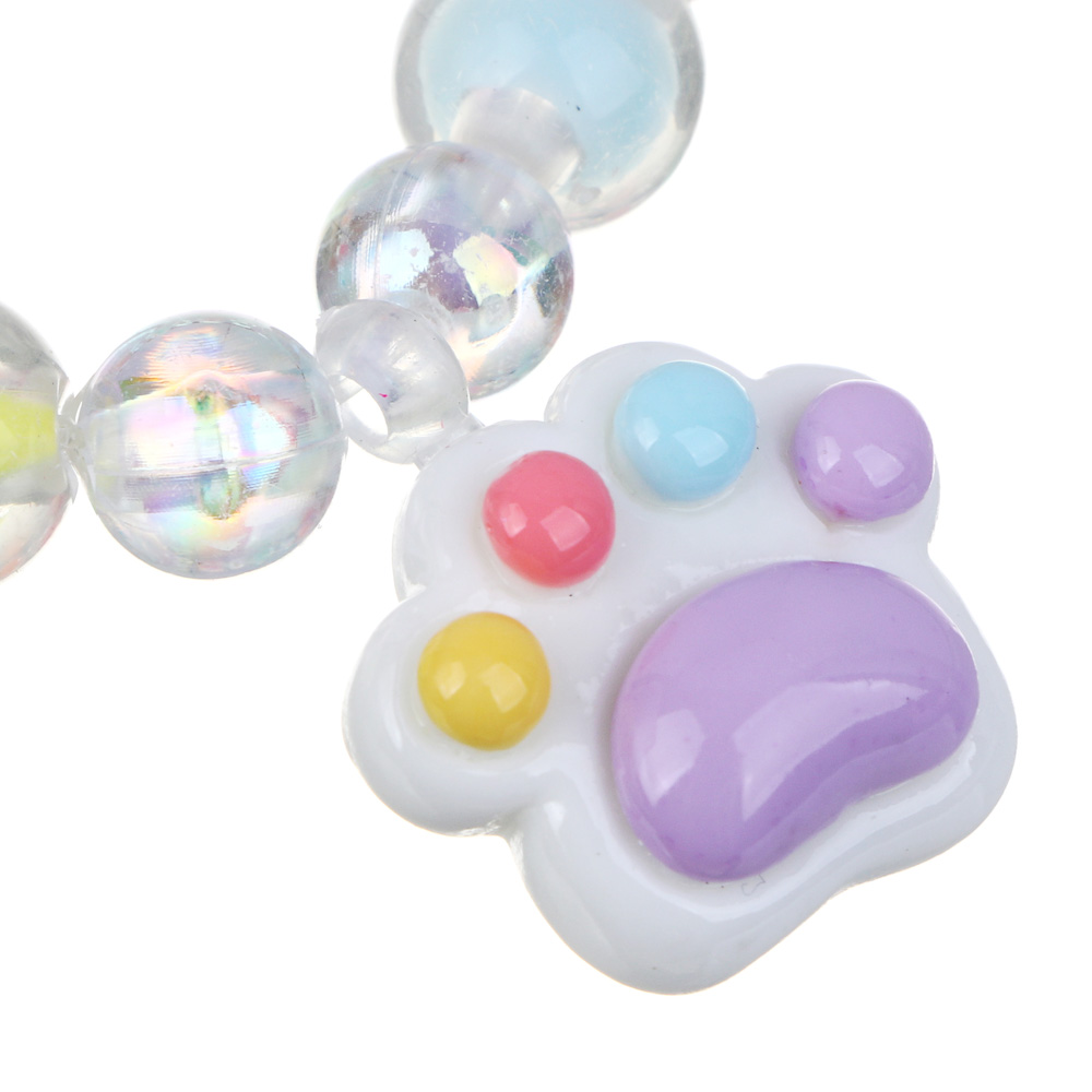 Набор детской бижутерии BY Русские супергерои: браслет, клипсы, кольцо, заколки клик-клаки 2шт,3диз. - #4