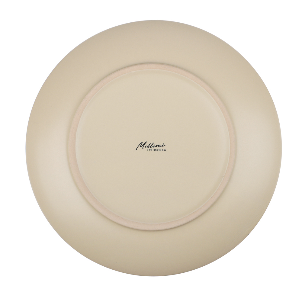 MILLIMI Набор стол.посуды 16пр(тар26см*4, тар20см*4, салатн650мл*4, кружка340мл*4) керамика, кремовы - #5