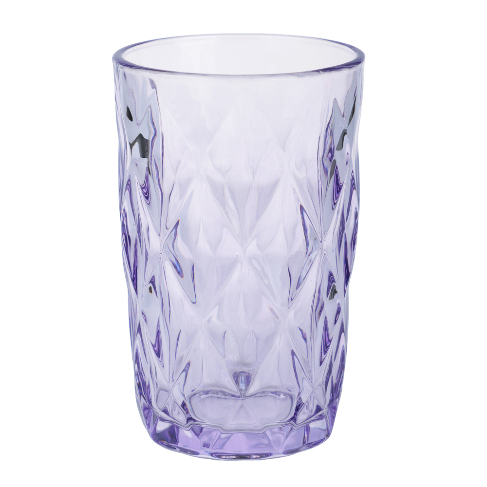 Набор стаканов тм MILLIMI Ромб, 350мл, стекло, 3 шт, цвет - #4