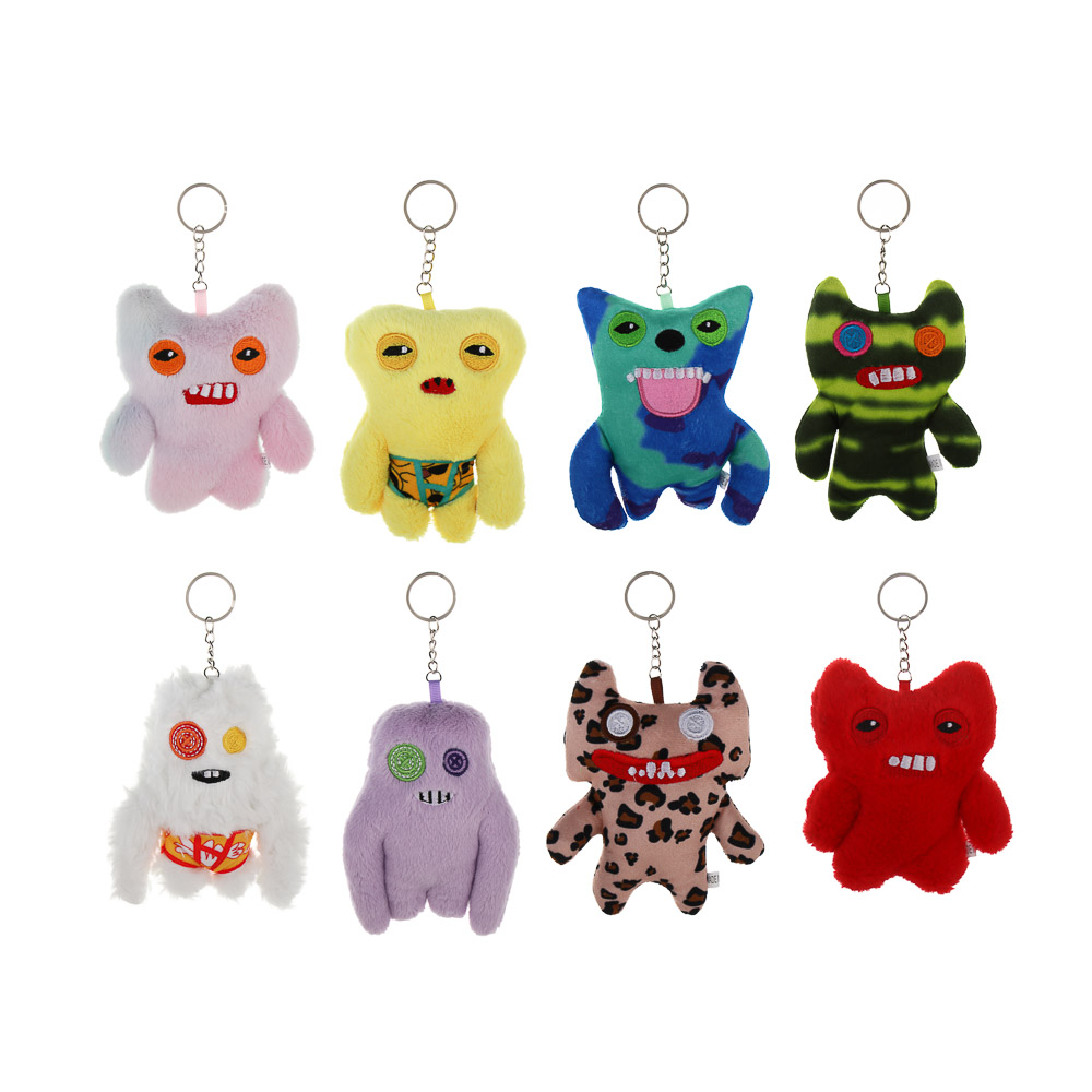 ИГРОЛЕНД Брелок-подвес мягкий "Улыбака", 10-15 см, полиэстер, металл, микс - #1