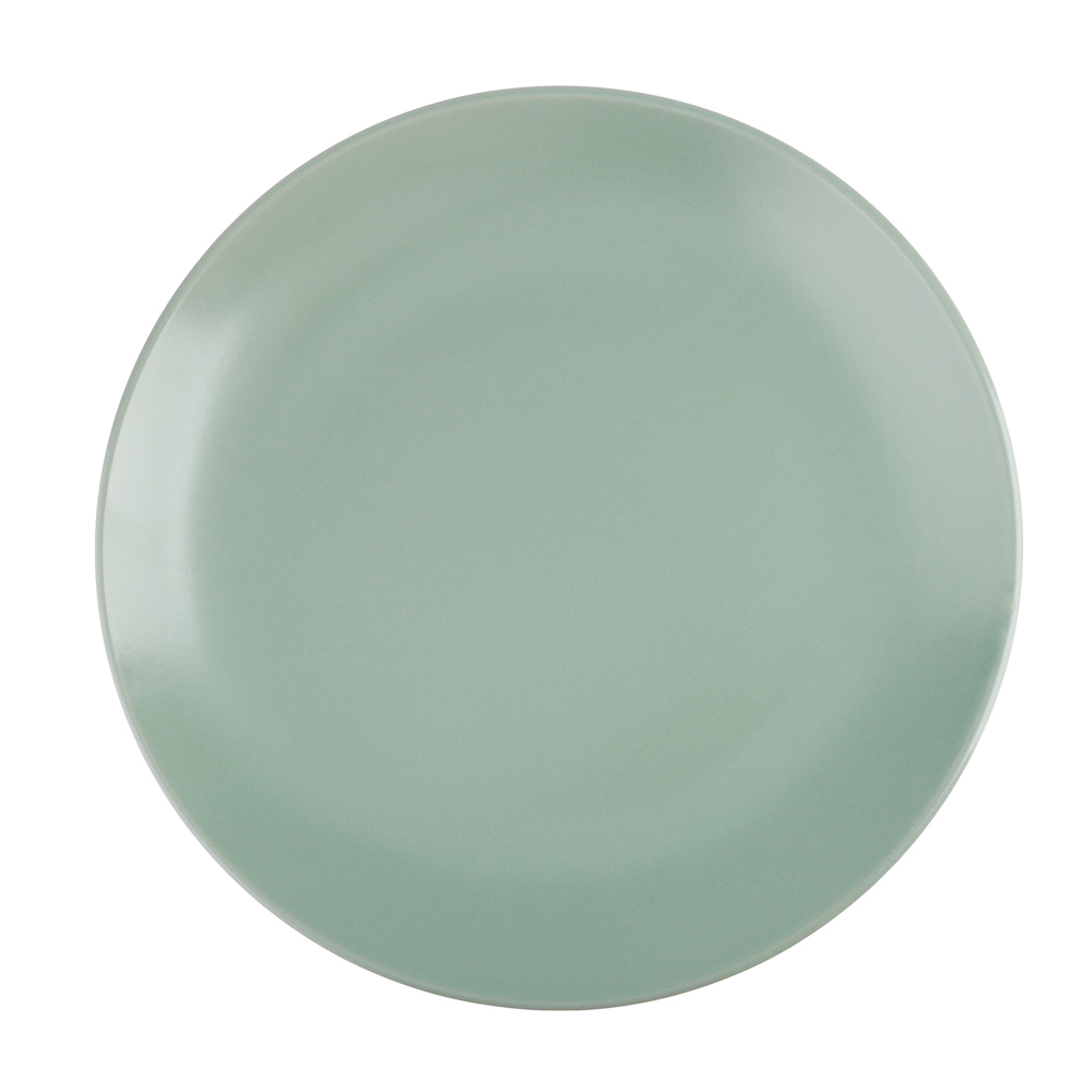 MILLIMI Тарелка подстановочная 27х3см, керамика, оливковый - #1