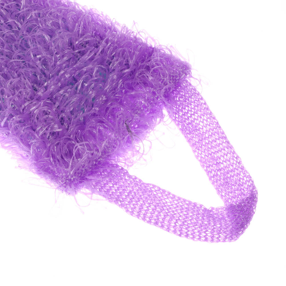 Мочалка банная с ручками массажная Люкс, ПП нить, 30x13x5см - #11