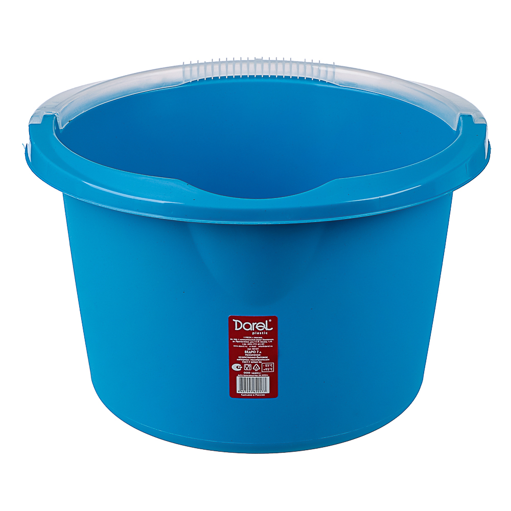 Ведро 7л, пищевой пластик - #5