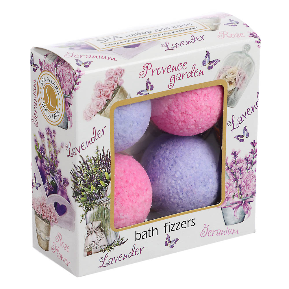 Соль для ванн Прованский сад шипучая ароматизированная, 40гх4шт - #1