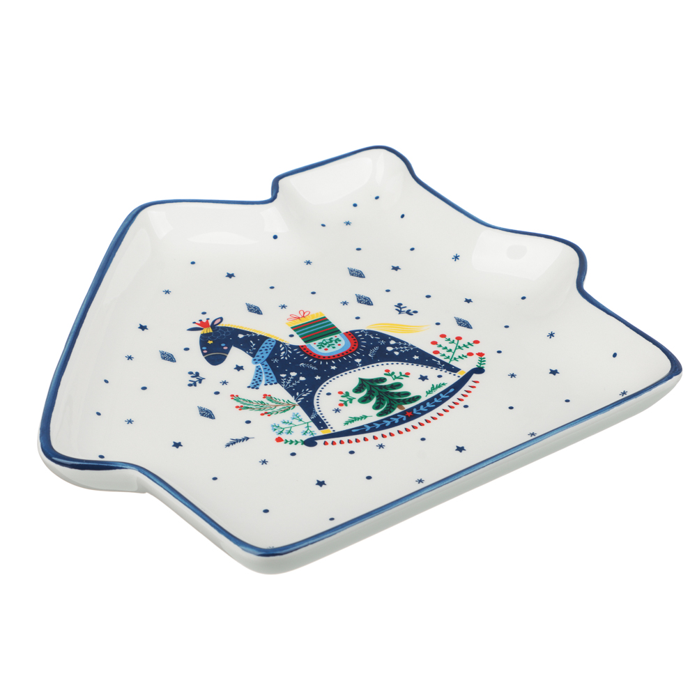 MILLIMI Нордик Блюдо в форме домика, 20х18х3см, керамика - #2