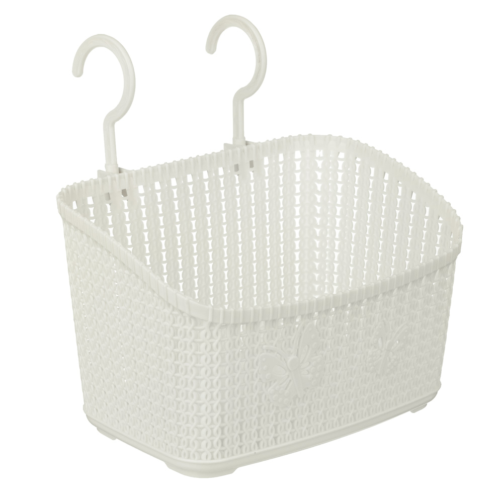 VETTA Корзинка навесная на 2-х крючках, 3 цвета, 24,5х17х15,5см, пластик - #2