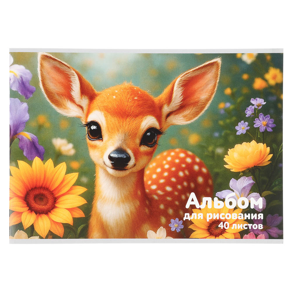 Альбом для рисования ClipStudio A4 40л., офсет 90г/м2, обл. картон, скрепка, 4 дизайна - #6