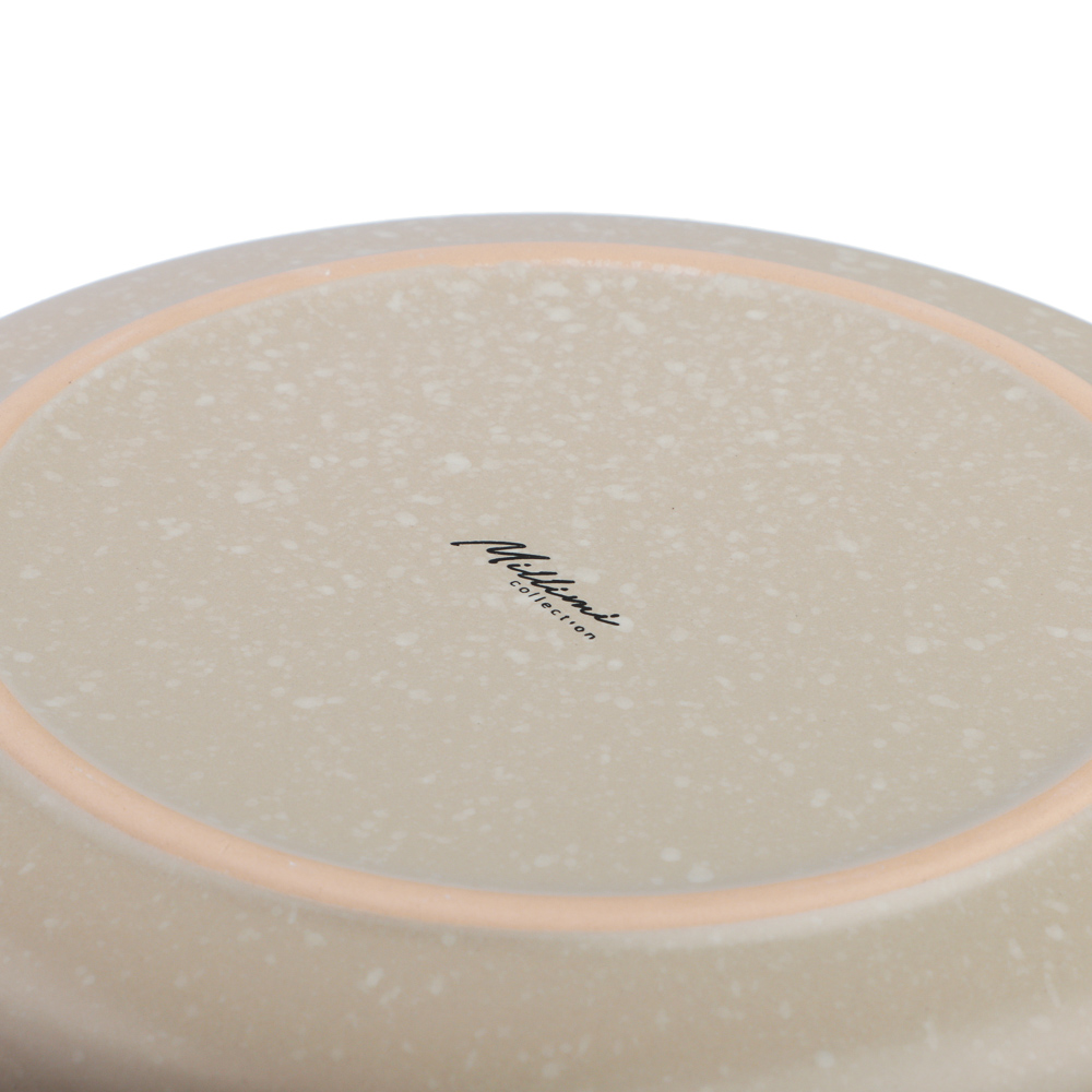 MILLIMI Тарелка десертная 20х2см, керамика, бежевый - #6