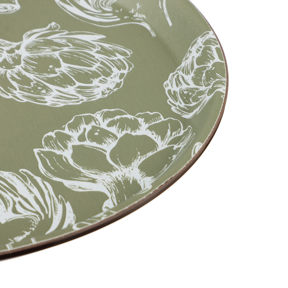 Поднос круглый с антискользящим покрытием, d27,5см, "Катания", 2 дизайна - #4