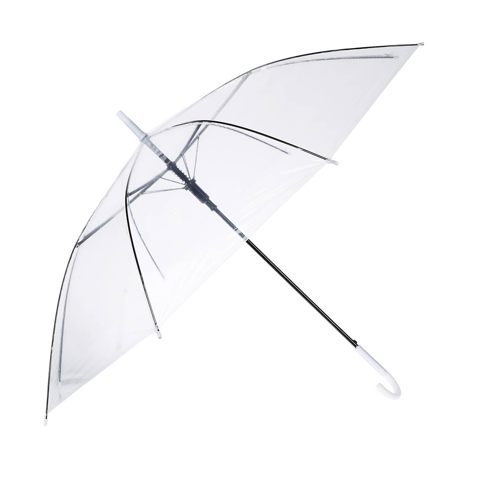 Зонт-трость прозрачный, диаметр 90 см, 8 спиц, ЭВА, пластик, сплав, 3 цвета - #12