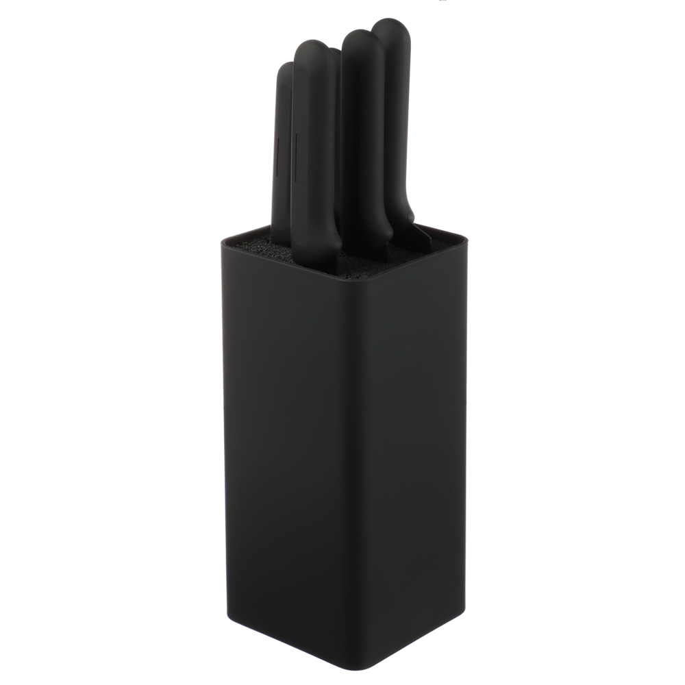 SATOSHI Бреан Набор ножей кухонных 6пр, подставка с полипропиленовыми разделителями - #2