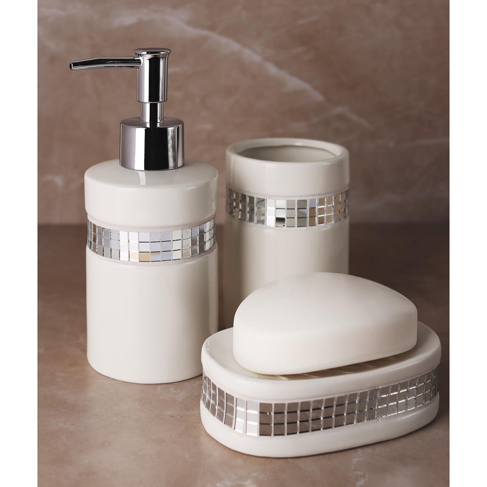 BY Стакан для зубных щеток и пасты "Зеркало души", керамика, 2 цвета - #6