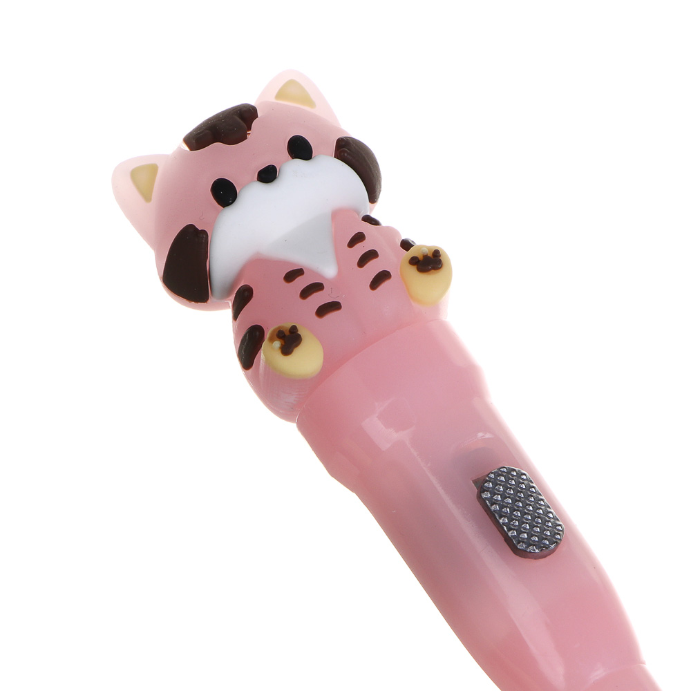 Ручка шариковая синяя с проекцией "Котик", 3 дизайна, шоу-бокс - #4