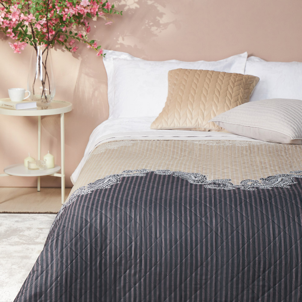 PROVANCE Хейзел Покрывало стеганое принтованное 200х220см, 100% полиэстер - #6