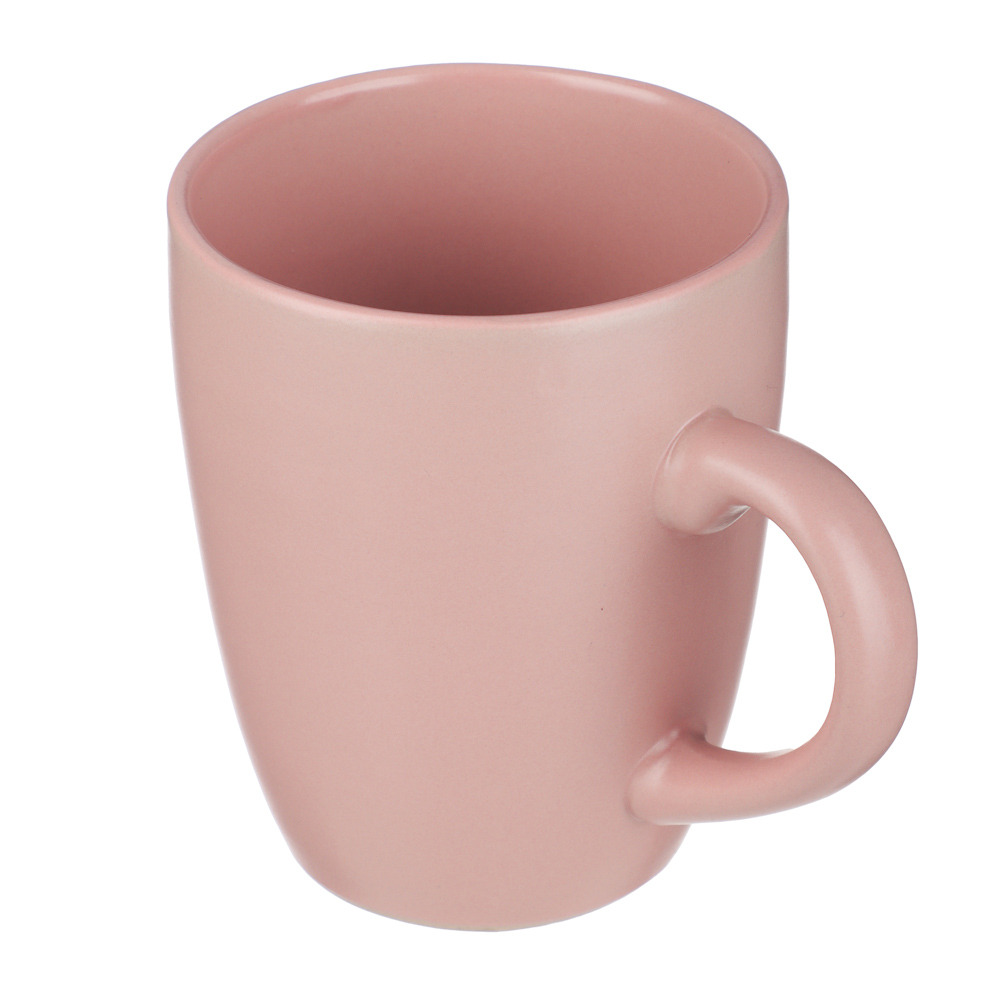 Кружка 350мл, тм MILLIMI розовый, керамика - #2