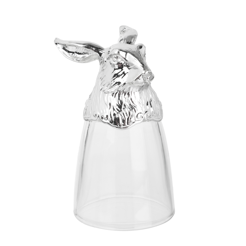 Набор стопок перевертышей тм MILLIMI, 30мл, серебро, стекло, 6шт - #3