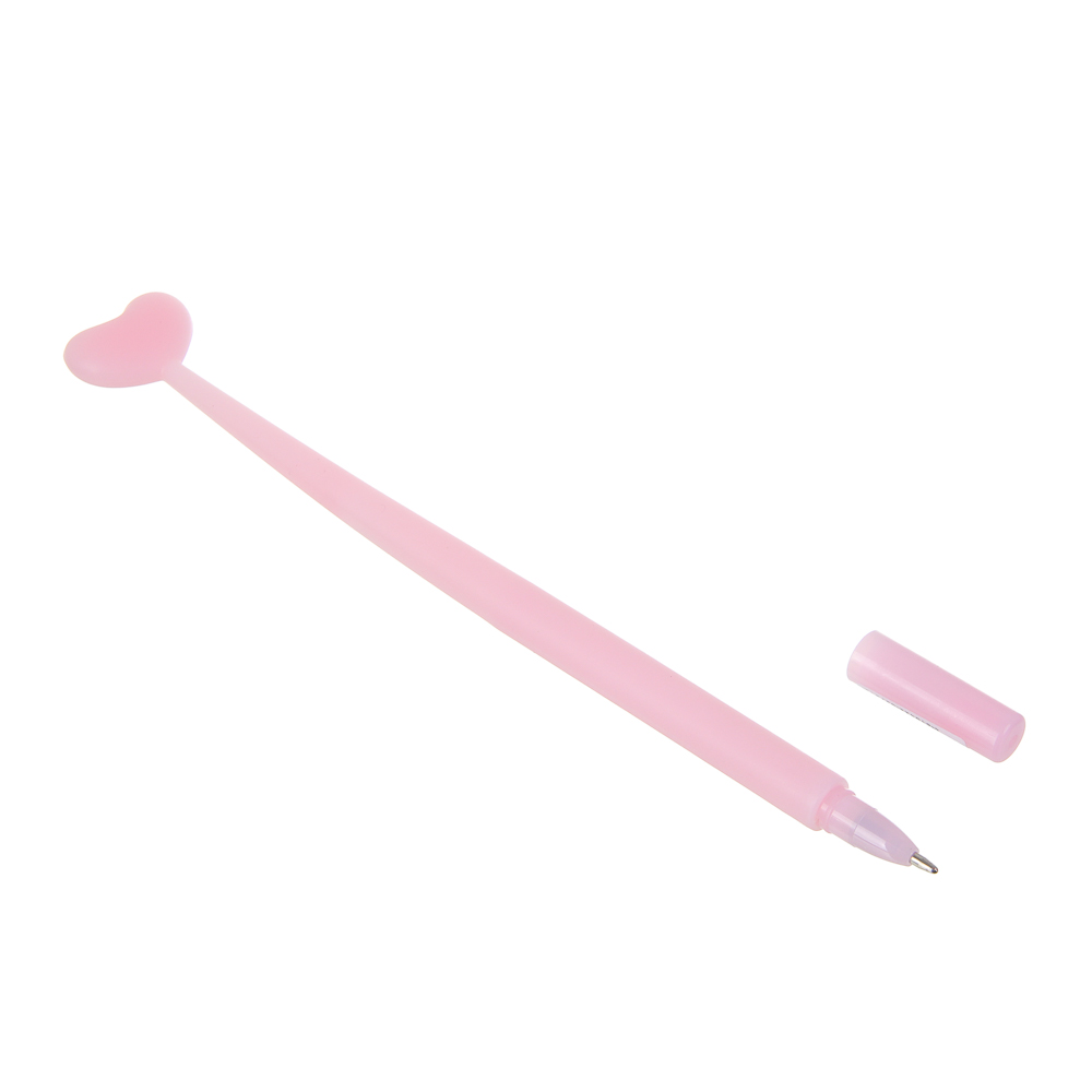 Ручка шариковая синяя, "Нежные истории", гибкий корпус, 4 дизайна, шоу-бокс - #3