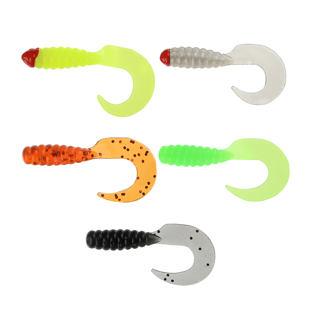 Приманка мягкая "K.Good" тм AZOR FISHING, силикон, 5см, 12шт. в уп, 5 цветов - #1