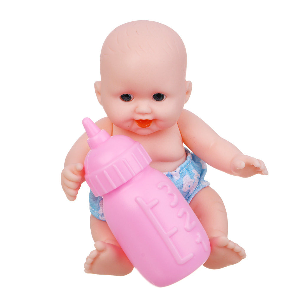 ИГРОЛЕНД Пупс 12 см в ванночке с аксессуарами, PVC, PP, 10х8х16 см - #7