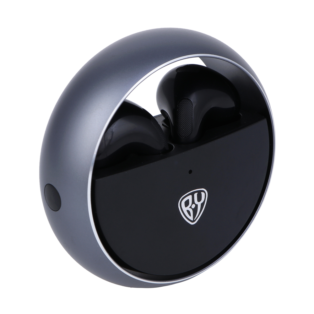 BY Наушники беспроводные TWS Sphere, 25/300мАч, Bluetooth 5.3, черный - #3