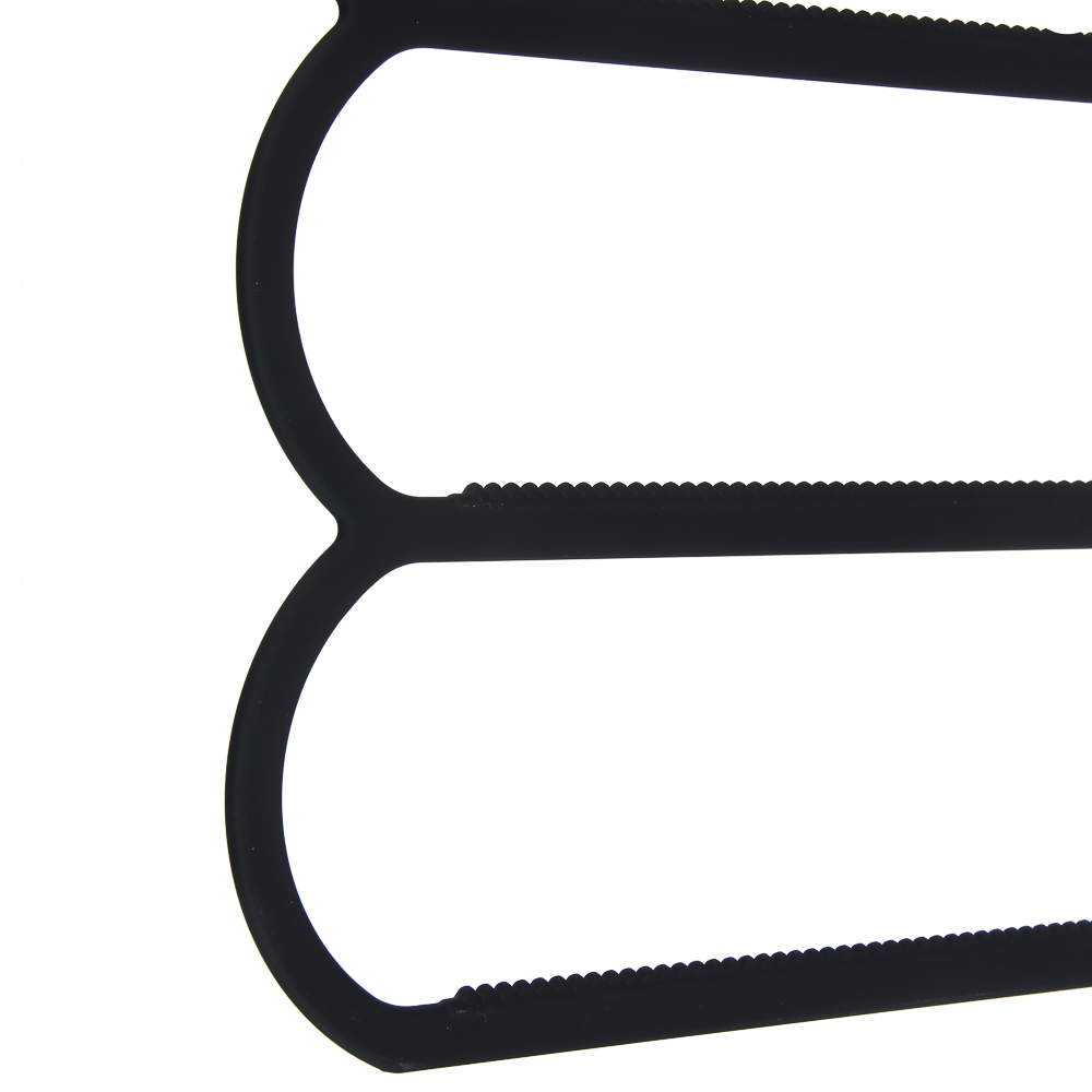 VETTA Вешалка-органайзер, 3 уровня, 36х40.5х0.6 см, пластик с покрытием Soft-touch, черная - #5