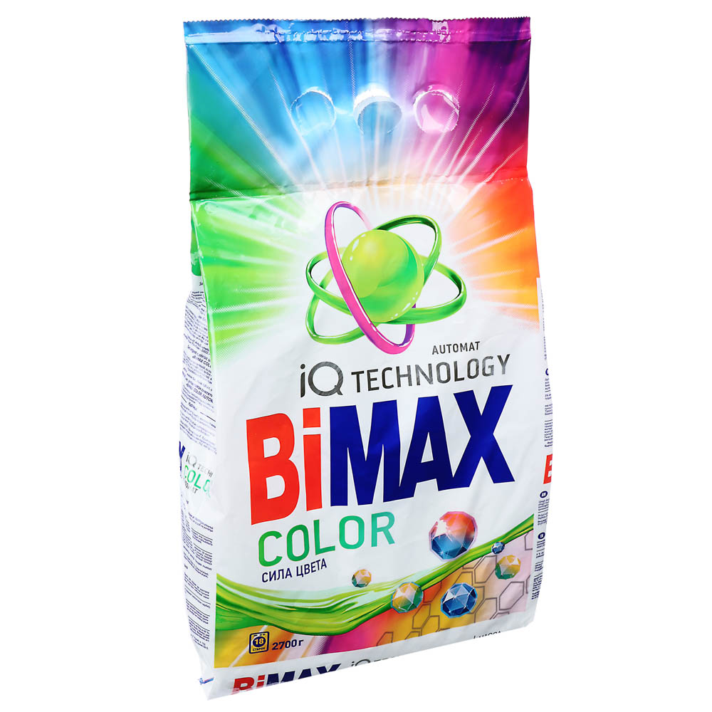 Стиральный порошок BIMAX Color Automat, п/э, 2,7 кг купить с выгодой в  Галамарт