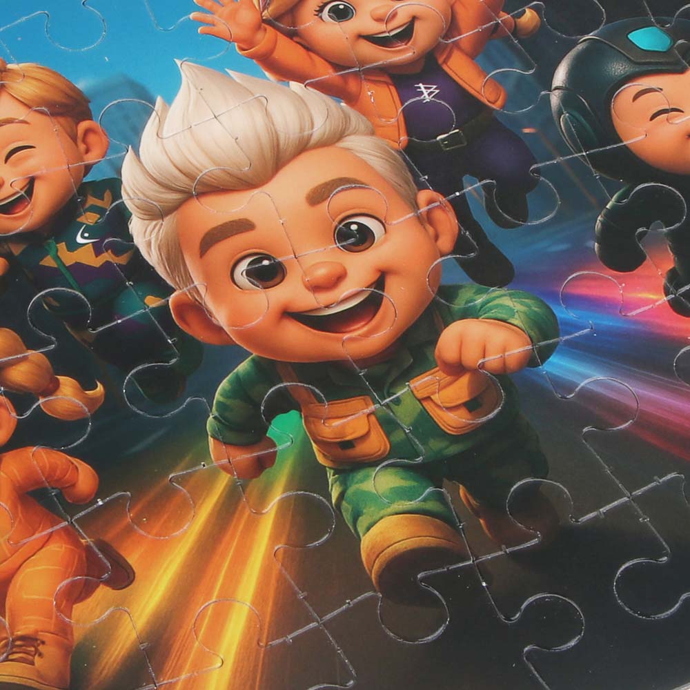 BY Русские Супергерои Пазл, 48 элементов, 14x19 см, картон, 4 дизайна - #8