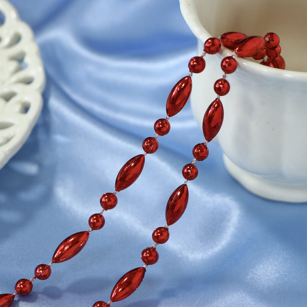 СНОУ БУМ Бусы декоративные 1x400 см, туба, 6 цветов,26-749 - #10