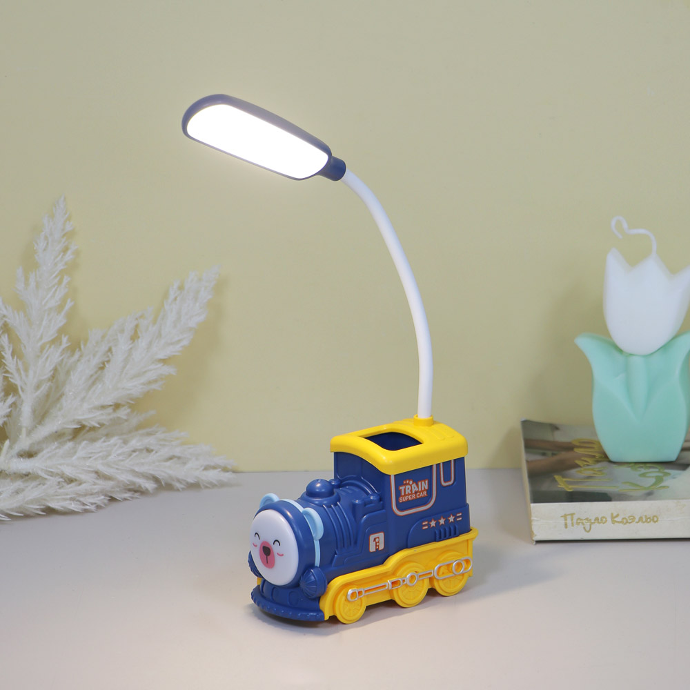 Светильник LED 2 в 1 "Паровозик", USB, АБС пластик, 10х5х29см, 4 дизайна - #11