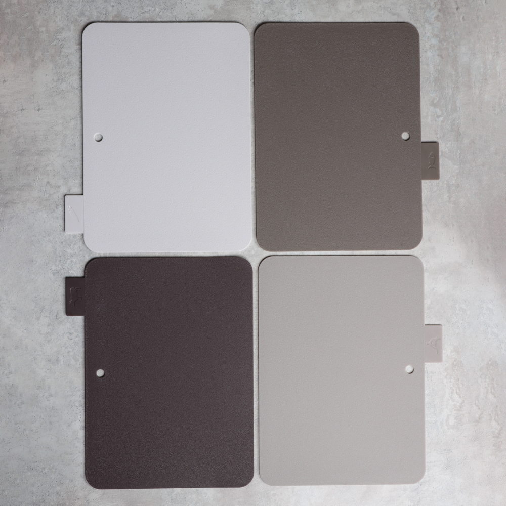 SATOSHI Набор досок разделочных на подставке 5пр 30х24х0,2см, пластик - #15