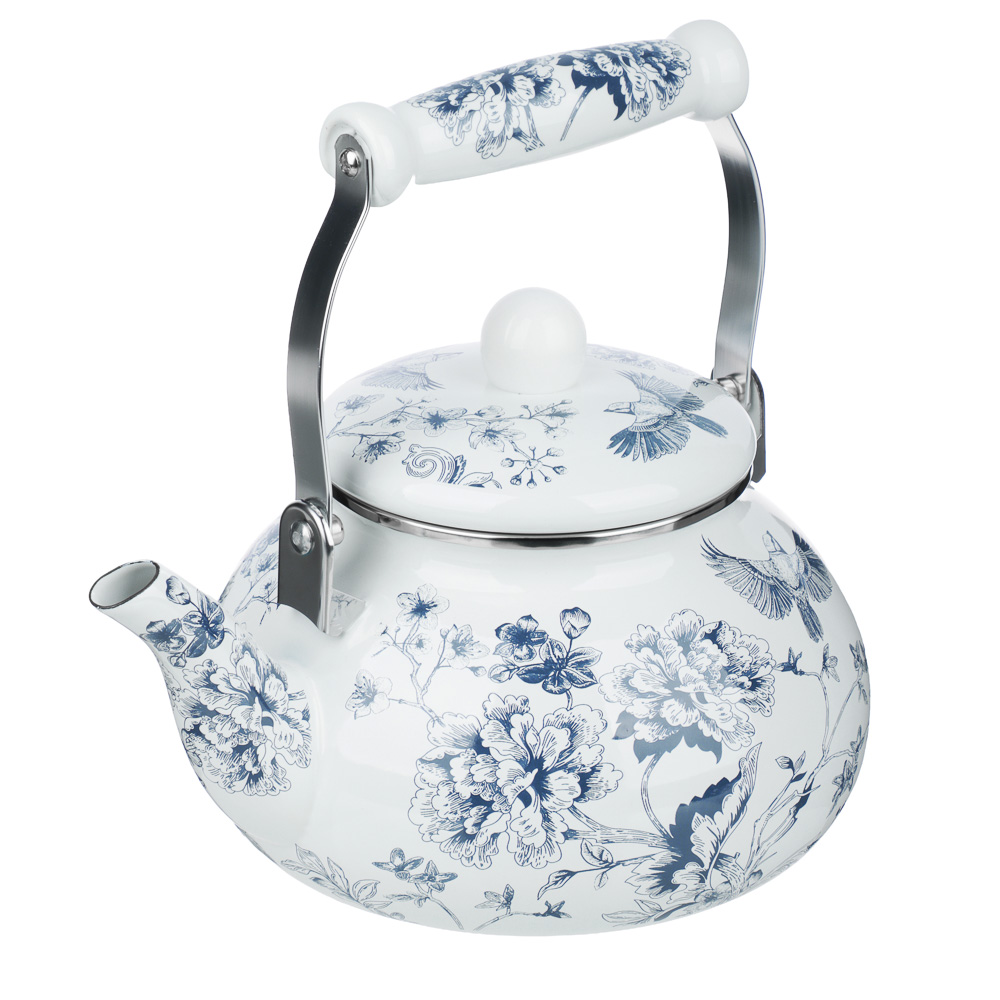 Чайник эмалированный тм VETTA Флорал, 2,5л, индукция - #2