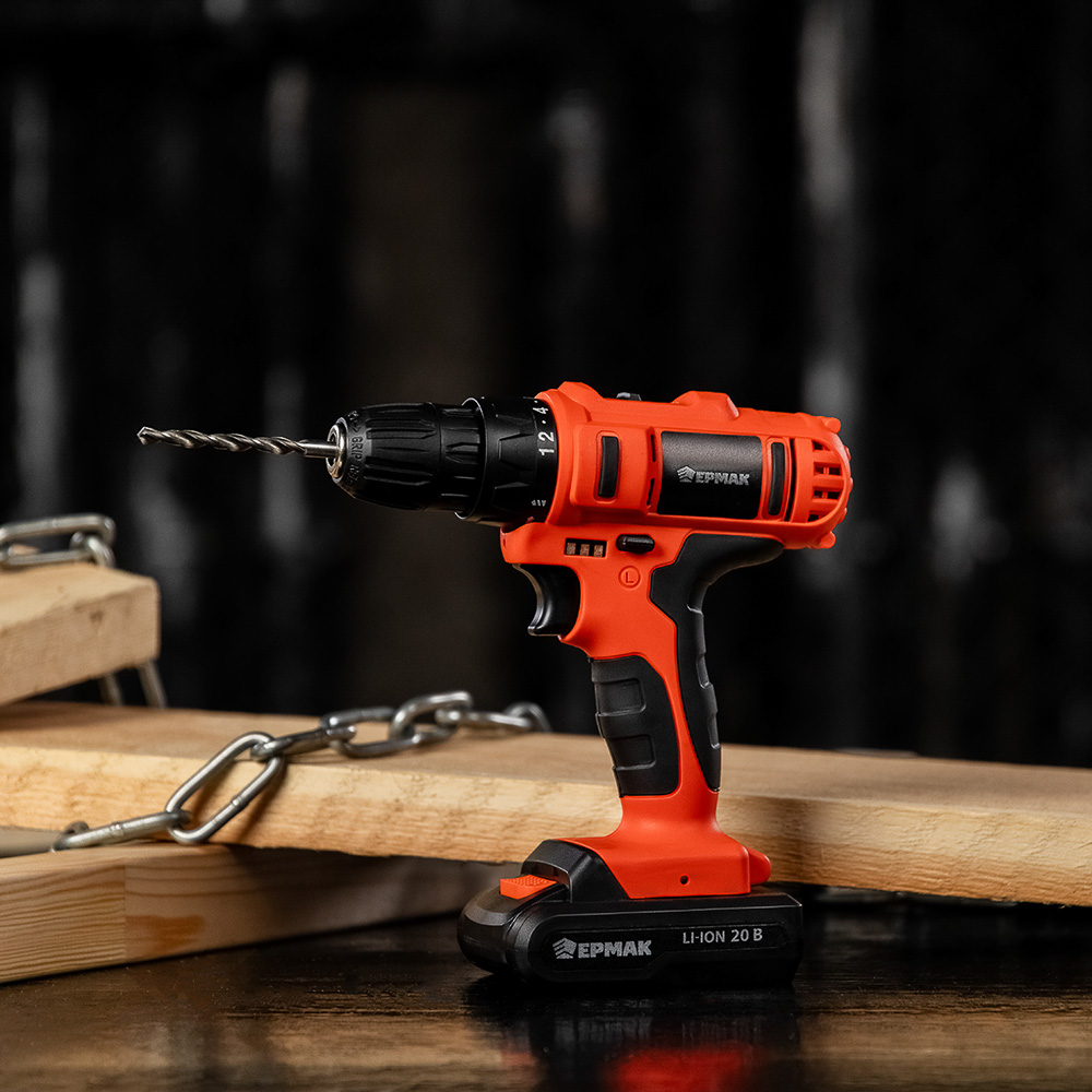 ЕРМАК Набор электроинструмента 29 предметов, шуруповерт 20В (2А*ч, 2шт, 35Н*м) (ONE) - #14