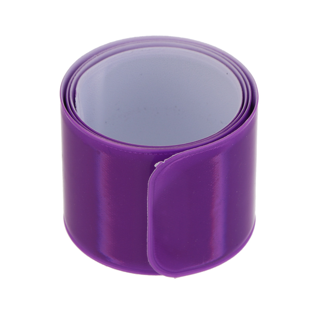 Браслет светоотражающий, тм BY SPORT, 40х3см, ПВХ, микс цветов - #4