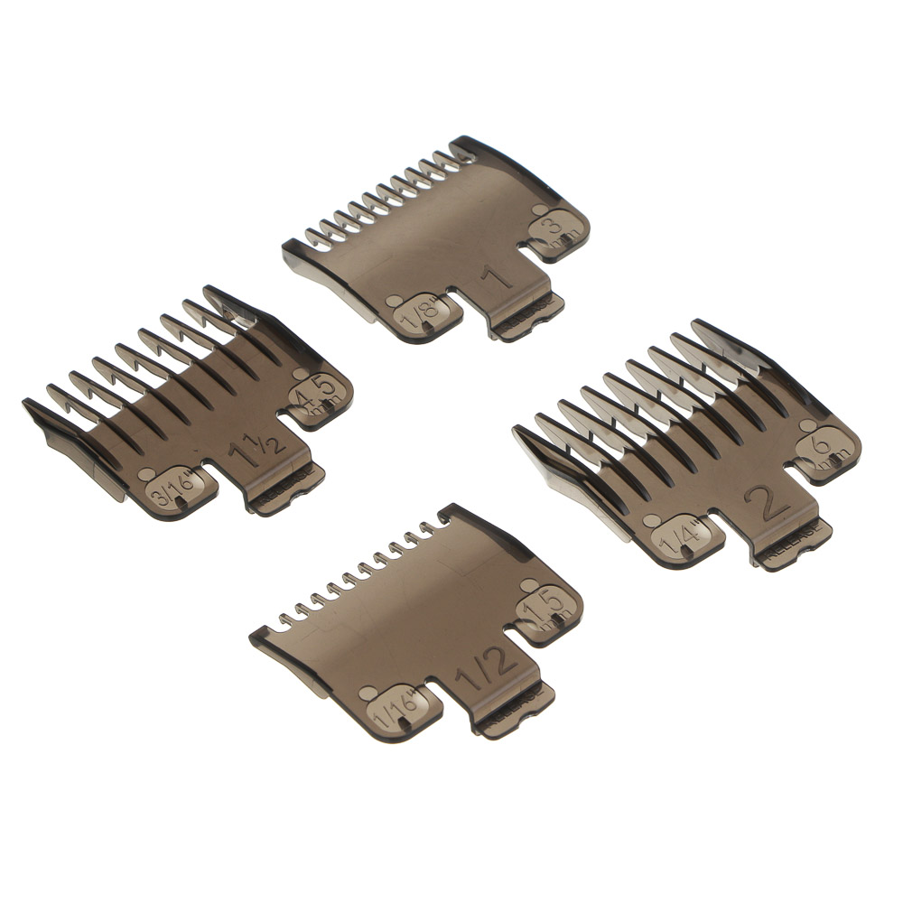 LEBEN Машинка для стрижки, 900 мА/ч, 3 часа работы, дисплей, 4 насадки 1,5/3/4/6 мм, масло, расчёска - #5