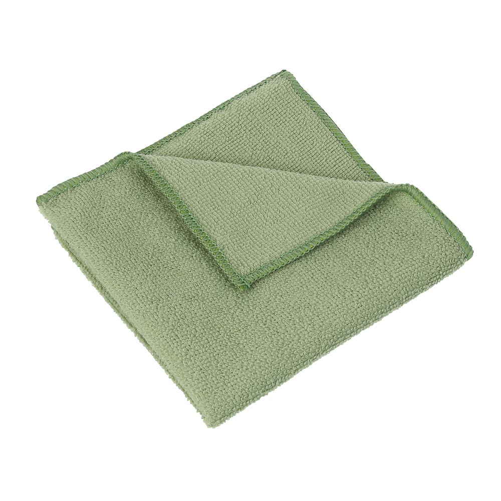 Набор салфеток из микрофибры тм VETTA Ботаника, 30х30 см, 200г/кв.м, полиэстер, 3 цвета, 6 шт - #6