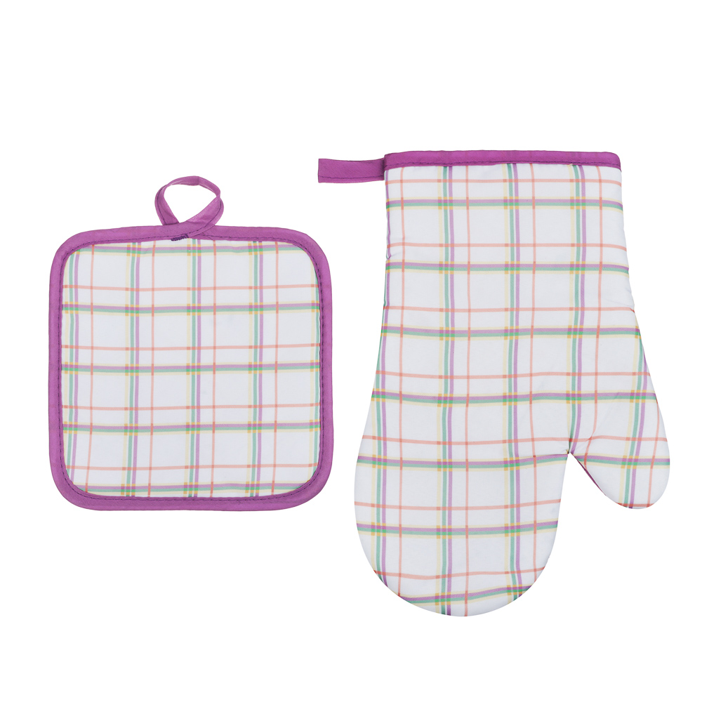 PROVANCE Ботаника Комплект прихваток 2шт, 17х17, 17х27, 100% полиэстер, 2 дизайна - #8