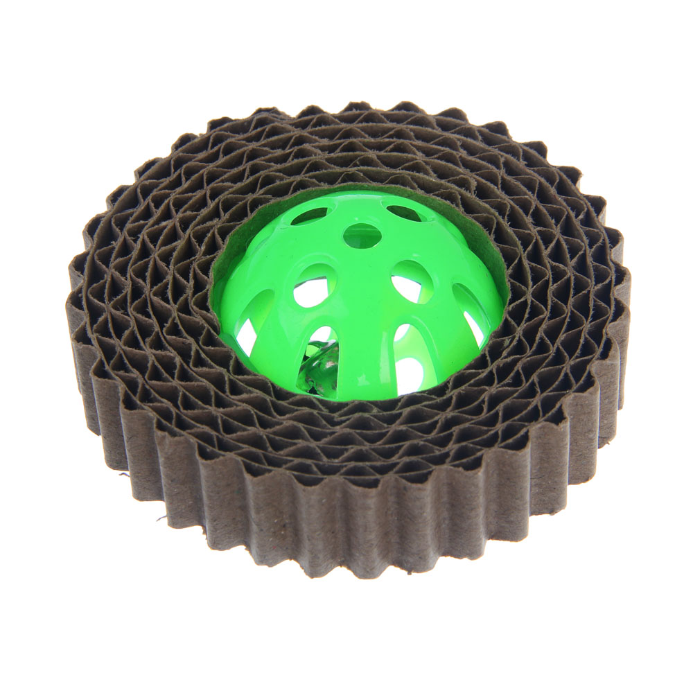 Игрушка для кошек тм VETTA, Сатурн, картон, пластик, 8см - #3