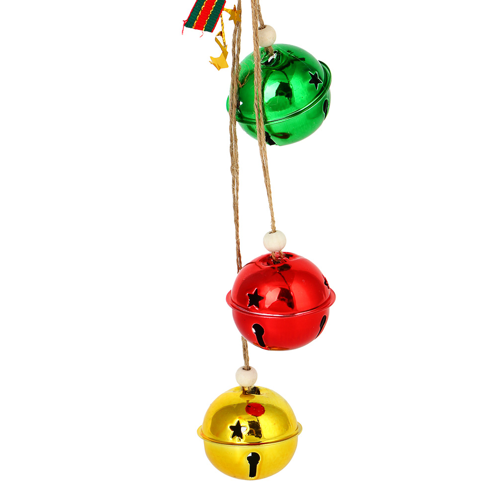 Украшение новогоднее с колокольчиками Сноубум, 11x30 см - #4