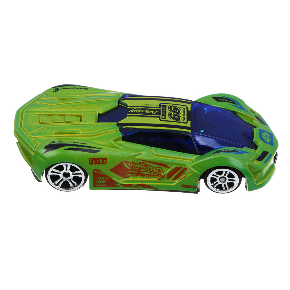 ИГРОЛЕНД Машинка "Спорткар", меняет цвет при контакте с водой, металл, 11,2х16 см, 6 диз. - #6