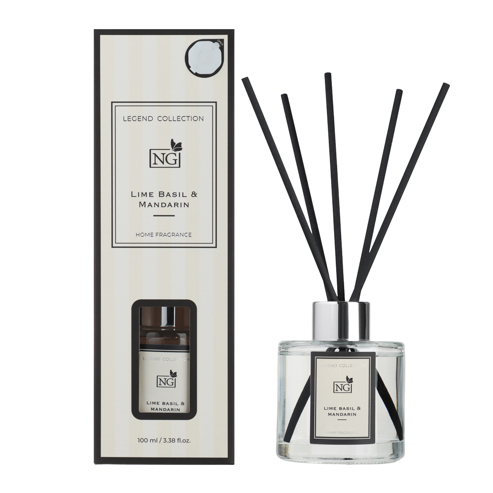 NEW GALAXY Диффузор LEGEND COLLECTION, 100 мл., Lime basil & mandarin - #1
