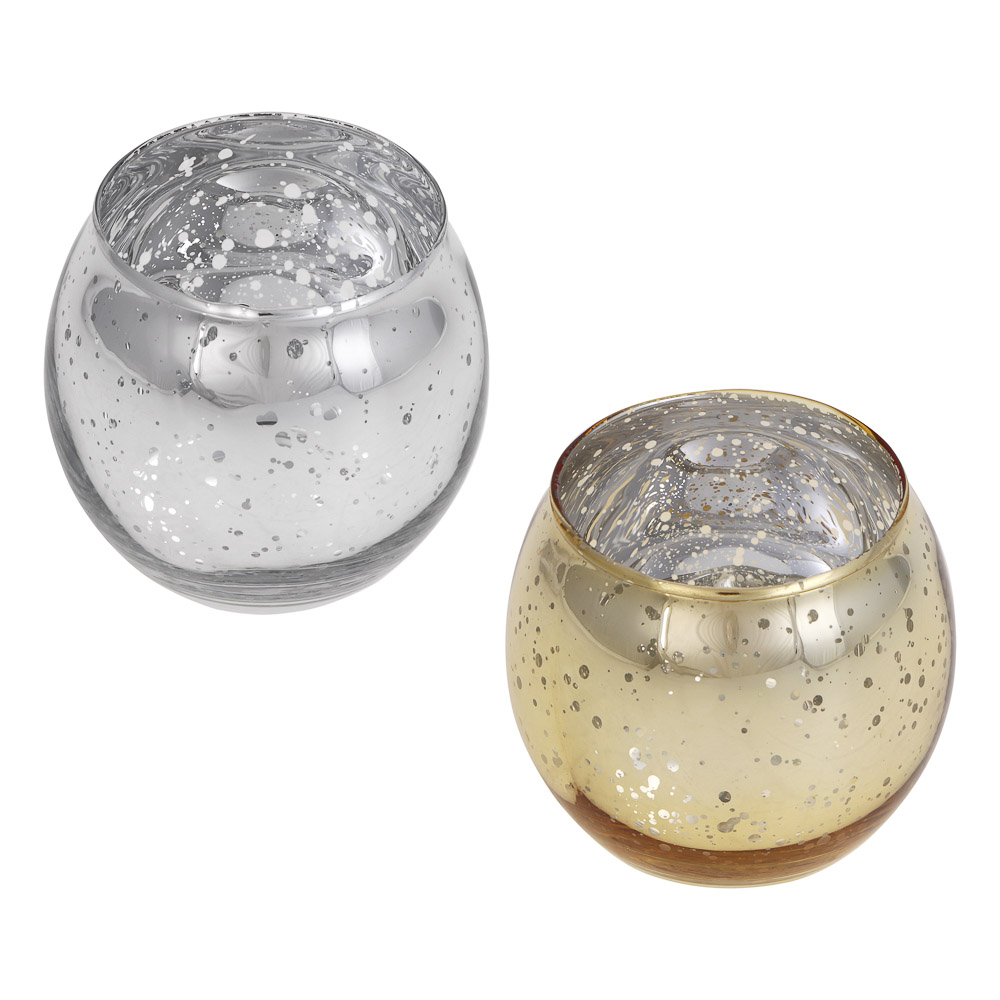 Подсвечник тм LADECOR стеклянный, 7,5x7,5x6,5 см, 2 цвета - #1