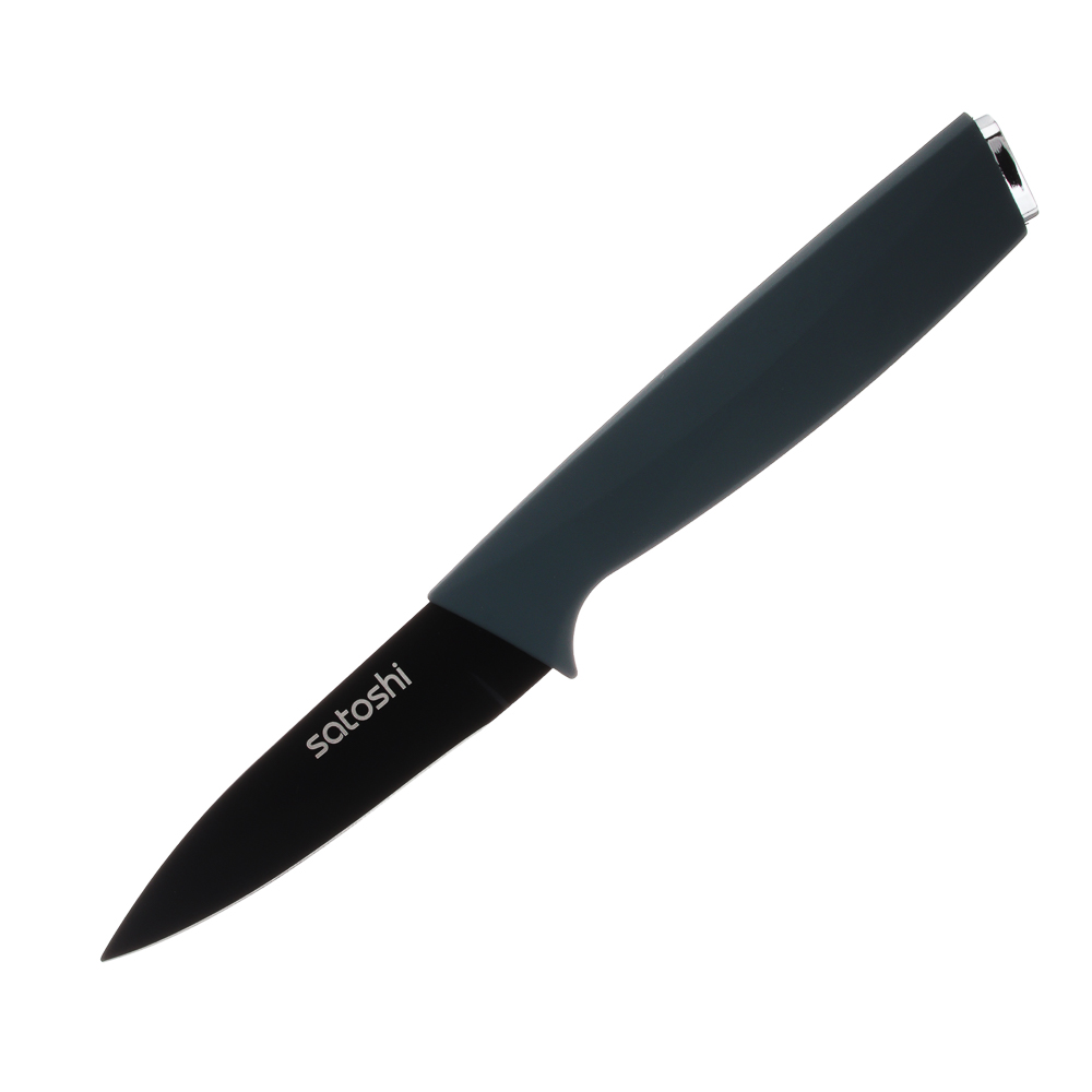 SATOSHI Орис Нож для овощей, 9см, нерж.сталь с антиналипающим покрытием, софт-тач - #1