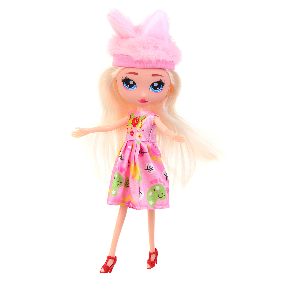 ИГРОЛЕНД Кукла в шапочке с ушками, PP, PVC, 7х5,5х25,5 см, 5 диз. - #5