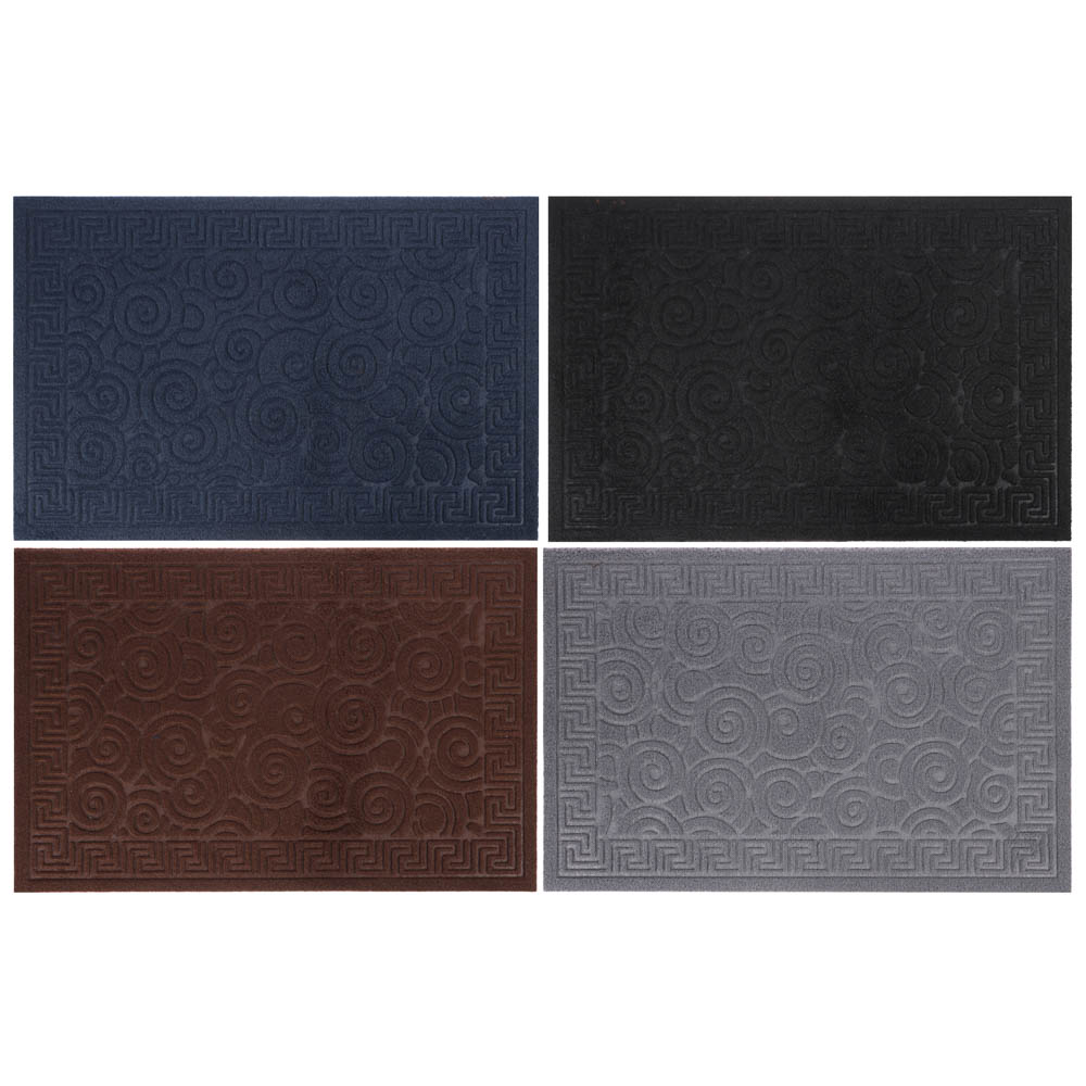 Коврик придверный тм VETTA, 39х59см, резиновый с ворсом, полиэстер - #3