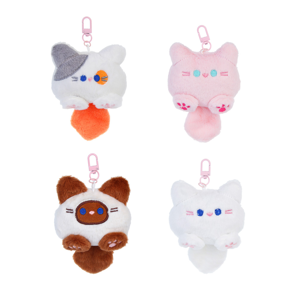 ИГРОЛЕНД Брелок-подвес мягкий "Котёна" в боксе-сюрприз, 10 см, полиэстер, металл, 10х7х7 см, микс - #2