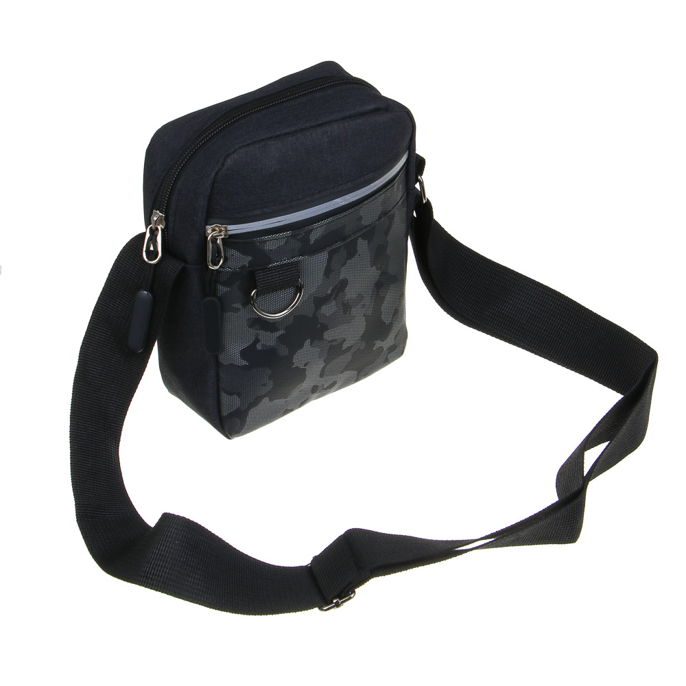 Сумка мужская на длинном ремне тм ЮL Глео, ПЭ, 18х14х6см, 2 дизайна,2 цвета, КЖС24-06 - #3