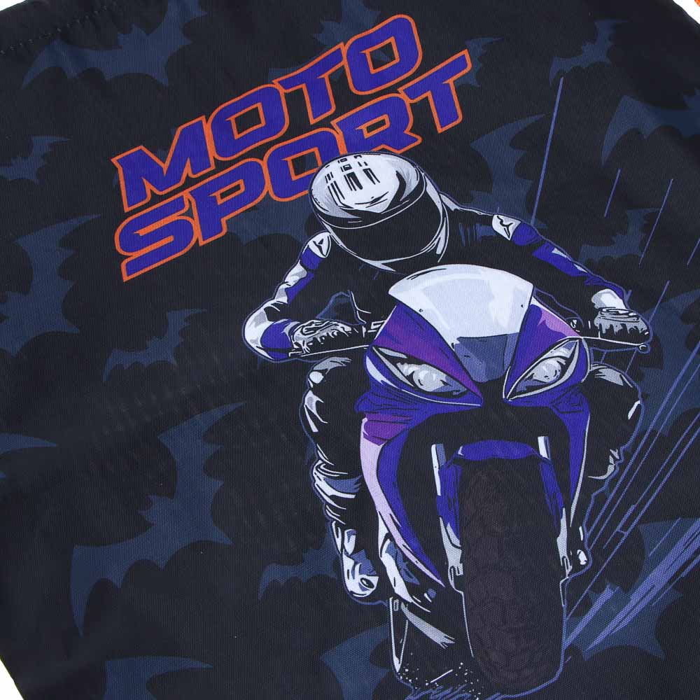 Мешок для сменной обуви на завязках, 40х47см, "Мотоспорт/Аниме", полиэстер - #5